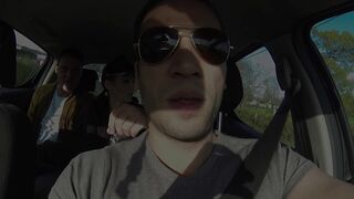 Linda se fait un road trip sexuel avec deux mecs!