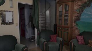 Jeune bourgeoise se livre à son chauffeur de taxi pour payer sa course