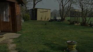 Blonde slut can't resist two cocks